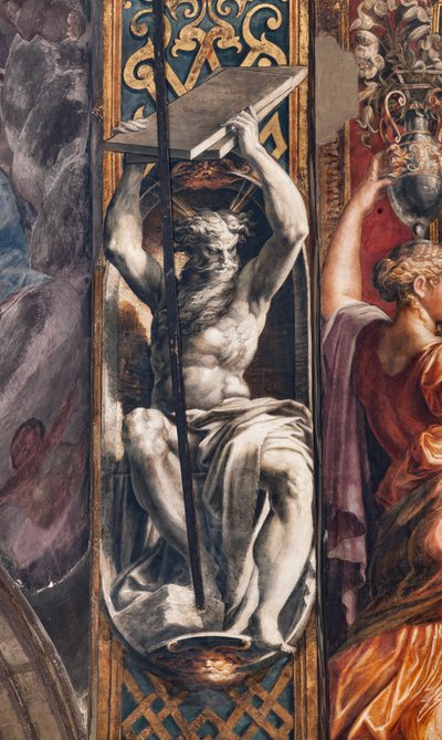 De drie wijze maagden en drie dwaze maagden door Parmigianino