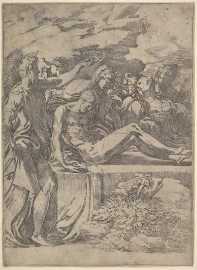 Graflegging door Parmigianino