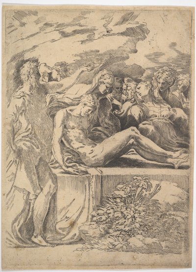 Graflegging door Parmigianino