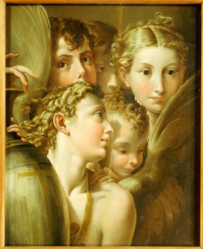 Vijf Engelen door Parmigianino