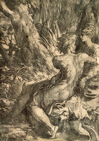 Liefhebbers, ca. 1527 door Parmigianino