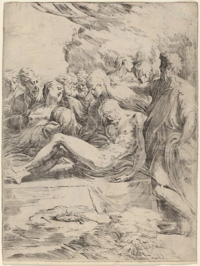 De graflegging door Parmigianino