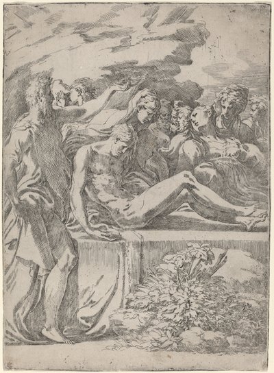 De graflegging door Parmigianino