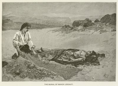 De begrafenis van Manon Lescaut door Pascal Adolphe Jean Dagnan Bouveret