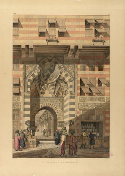De Sabil-Kuttab van Sultan Qaitbay door Pascal Xavier Coste
