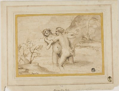 Salmacis en Hermaphroditus door Pasquale de