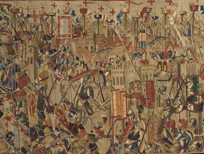 De Pastrana Wandtapijten, vervaardigd in Tournai, waarschijnlijk uit de werkplaats van Passchier Grenier, ca.1471 - 1475 (wandtapijt) door Pasquier (workshop of) Grenier
