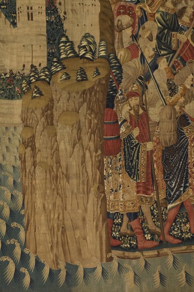 De Pastrana Wandtapijten, vervaardigd in Tournai, waarschijnlijk uit de werkplaats van Passchier Grenier, ca.1471 - 1475 (wandtapijt) door Pasquier (workshop of) Grenier