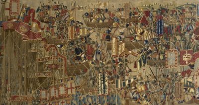De Pastrana Wandtapijten, vervaardigd in Tournai, waarschijnlijk uit de werkplaats van Passchier Grenier, ca.1471 - 1475 (wandtapijt) door Pasquier (workshop of) Grenier