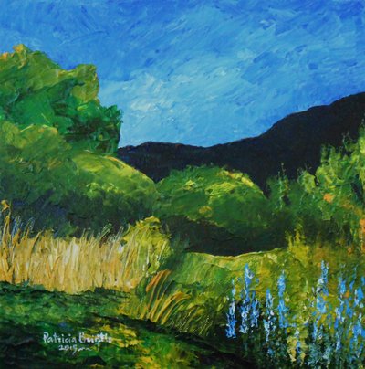 Blauwe Lupines door Patricia Brintle