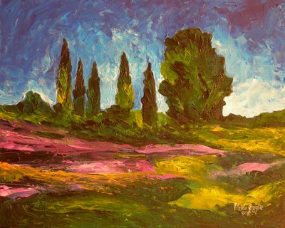 Lavendel bloeit, 2009 door Patricia Brintle