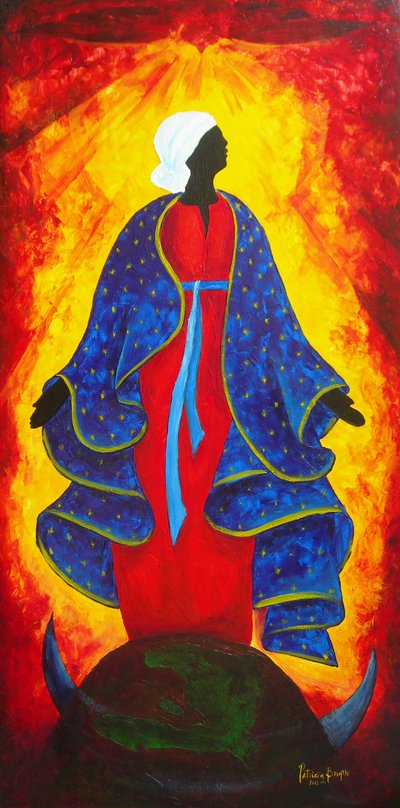 Madonna Hoop van Haïti, 2012 door Patricia Brintle