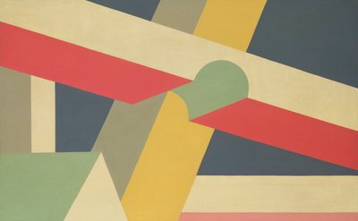 Transversale Balken, 1928-32 door Patrick Henry Bruce