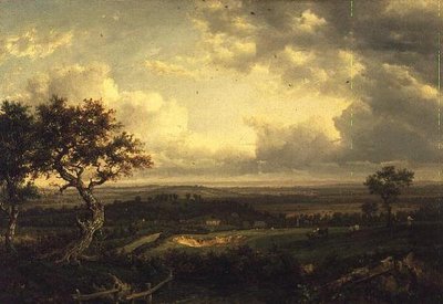 In de buurt van het huis van meneer Blackwell in Harrow Weald door Patrick Nasmyth