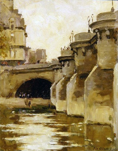 Pont-Neuf, Parijs, c.1900 door Patrick William Adam