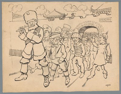 Rusland lokt landen uit China door Patricq Kroon (signed by artist)