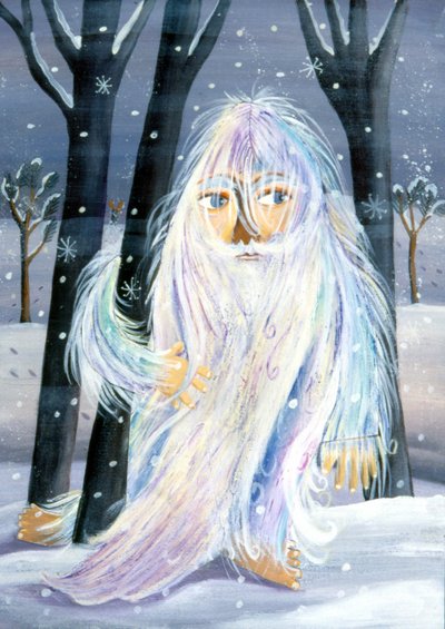 Yeti - Illustratie door Patrizia La Porta, 2000 door Patrizia La Porta