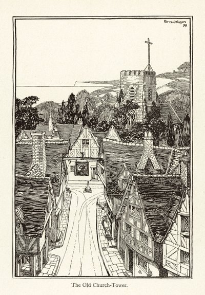 Vorst Om Middernacht (gravure) door Patten Wilson