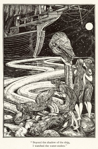 Rime van de Oude Zeeman (gravure) door Patten Wilson