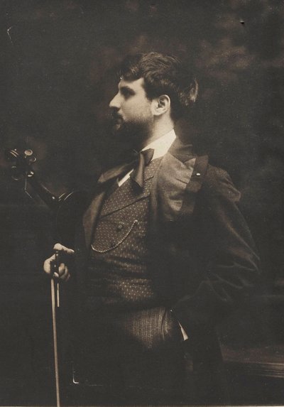 Portret van de violist en componist Joan Manén y Planas 1883-1971, c. 1910 door Pau Audouard