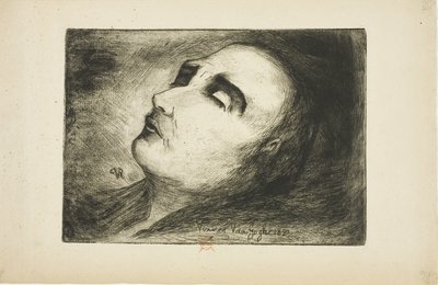 Vincent van Gogh op zijn sterfbed door Paul (1828 1909) Gachet