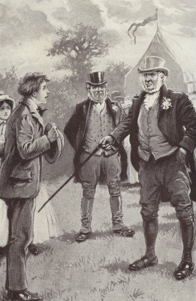 Illustratie voor Barchester Towers door Anthony Trollope door Paul (after) Hardy