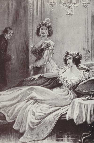 Illustratie voor Barchester Towers door Anthony Trollope door Paul (after) Hardy