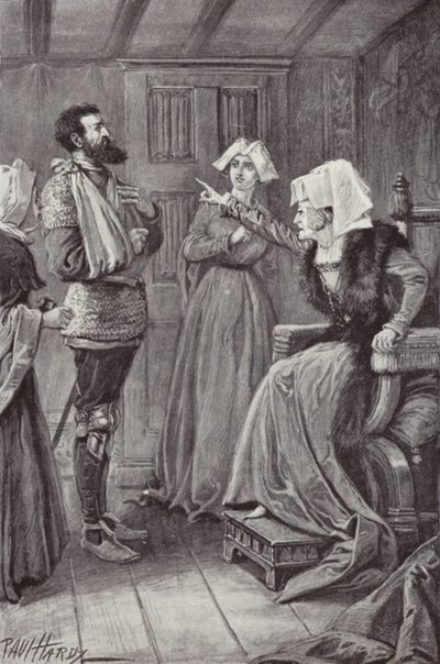 Illustratie voor The Cloister and The Hearth door Charles Reade door Paul (after) Hardy