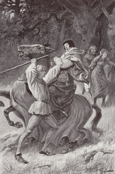 Illustratie voor The Cloister and The Hearth door Charles Reade door Paul (after) Hardy