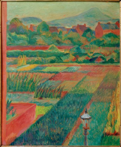 Uitzicht op het Siebengebirge door Paul Adolf Seehaus