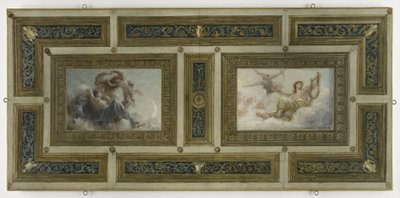 Schets voor het stadhuis van Saint-Maur-des-Fossés: Nacht en Dag door Paul Albert Baudouin