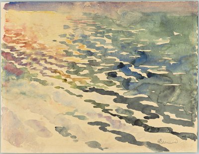 Een studie over golven door Paul Albert Besnard