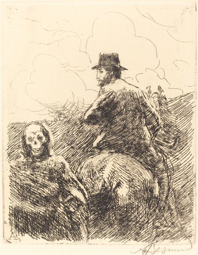 Gevaar Voorbij Danger passe, 1900 door Paul Albert Besnard