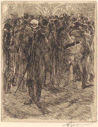 In de menigte door Paul Albert Besnard