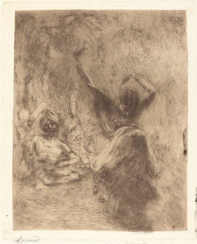 De Danseres van Tanjore door Paul Albert Besnard