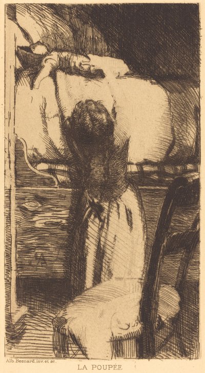 De pop La Poupée, 1888 door Paul Albert Besnard