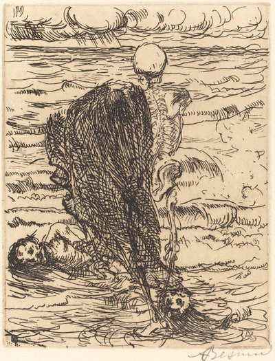De vangst (Le coup de filet) door Paul Albert Besnard