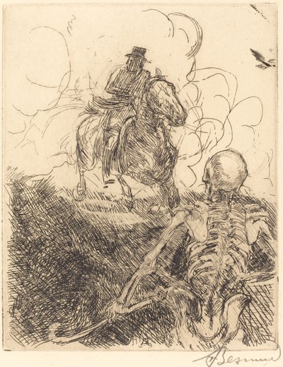 Het Obstakel door Paul Albert Besnard