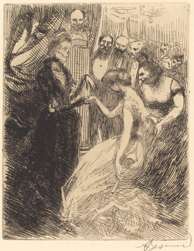De Presentatie La présentation, 1900 door Paul Albert Besnard