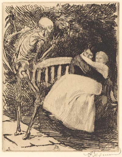 De waarschuwing, 1900 door Paul Albert Besnard