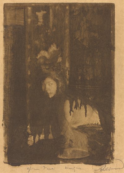 Vrouw met een vaas La femme au vase, 1894 door Paul Albert Besnard