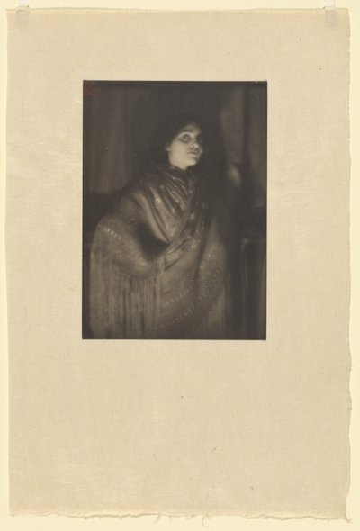Portret van Rose Cohen in Spaanse Sjaal / Rose Cohen, Spaanse Sjaal door Paul B. Haviland