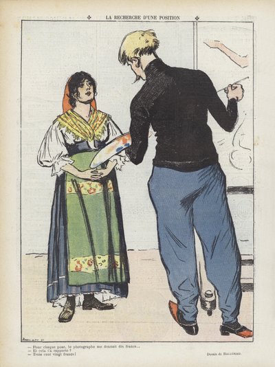 Illustratie voor Le Rire door Paul Balluriau