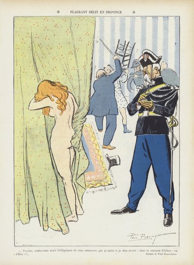 Illustratie voor Le Rire door Paul Balluriau