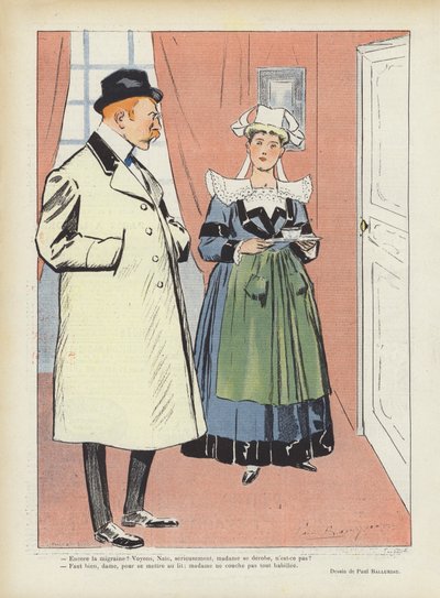 Illustratie voor Le Rire door Paul Balluriau