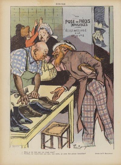 Illustratie voor Le Rire door Paul Balluriau