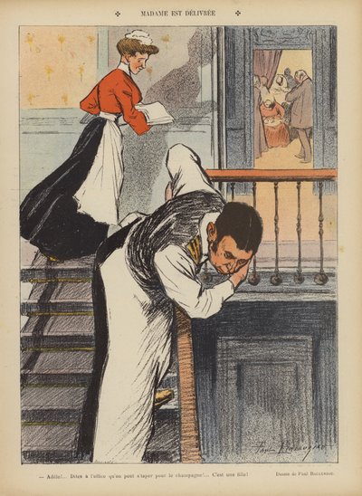 Illustratie voor Le Rire door Paul Balluriau