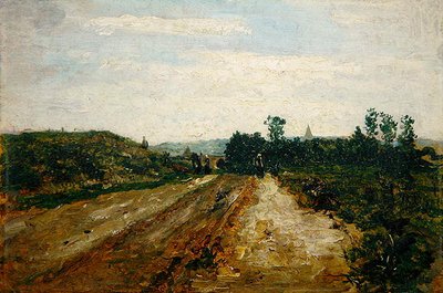 Landschap bij Weimar door Paul Baum