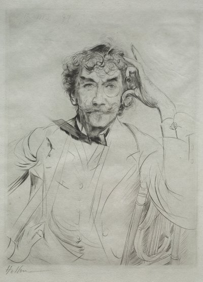 James MacNeill Whistler, 1897 door Paul Cesar Helleu