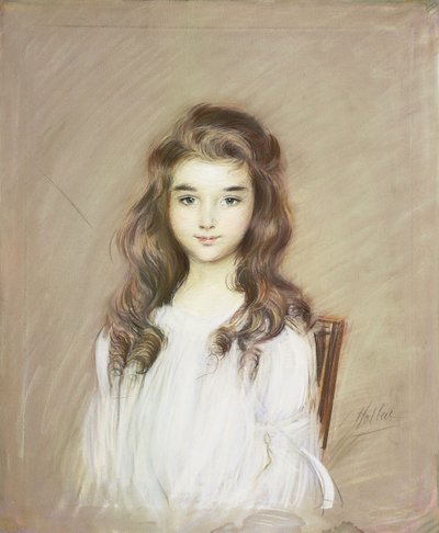De Dochter van de Markiezin van Elbe, ca. 1901 door Paul Cesar Helleu